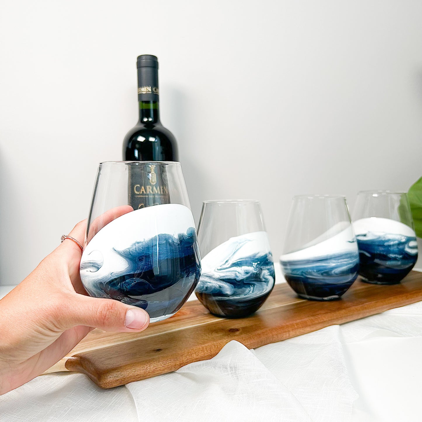 NEW! Resin Coated Entertaining Glasses (Set of 4)