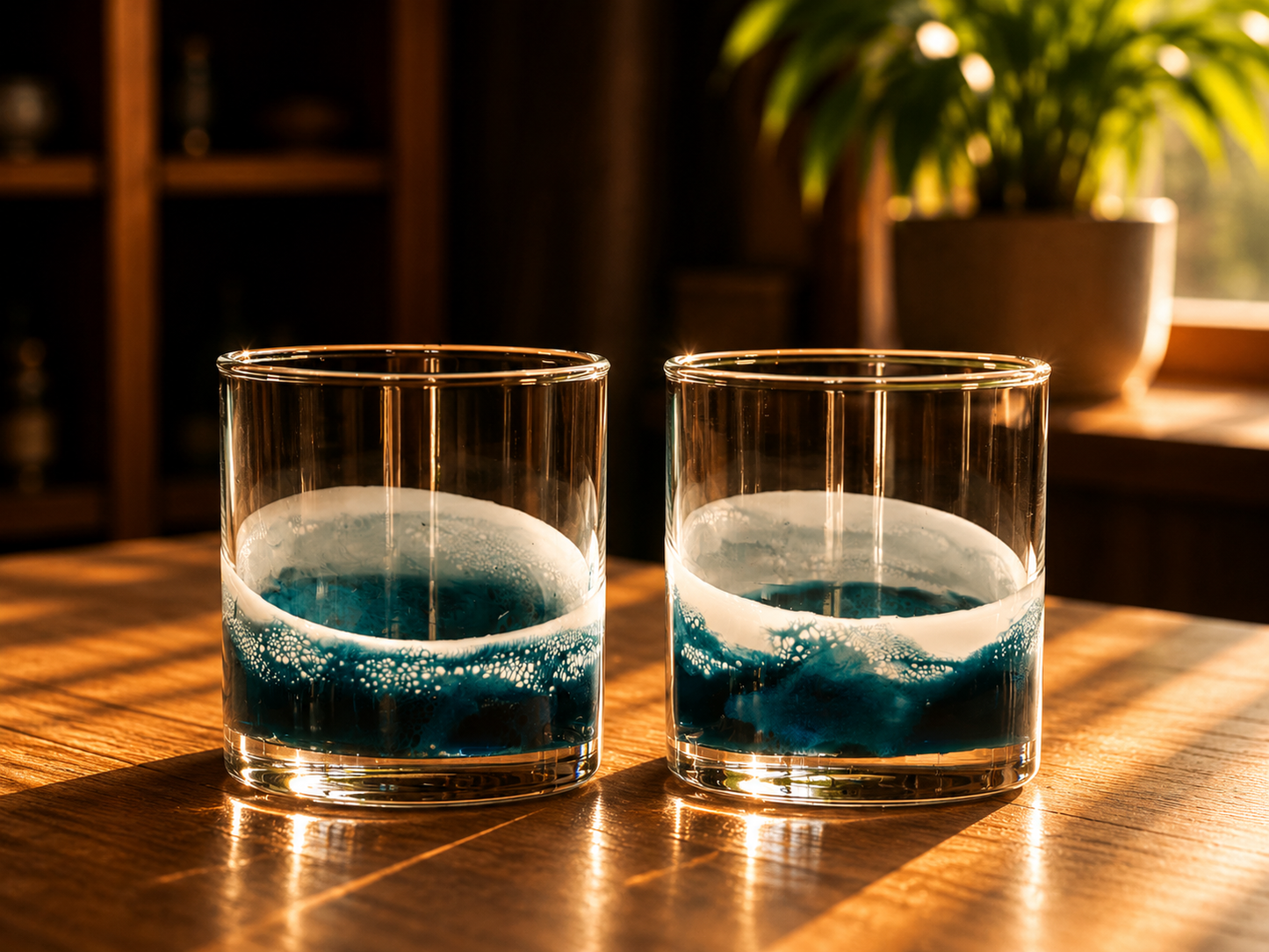 Resin Coated Whisky Glasses (Set of 2) - back in stock!