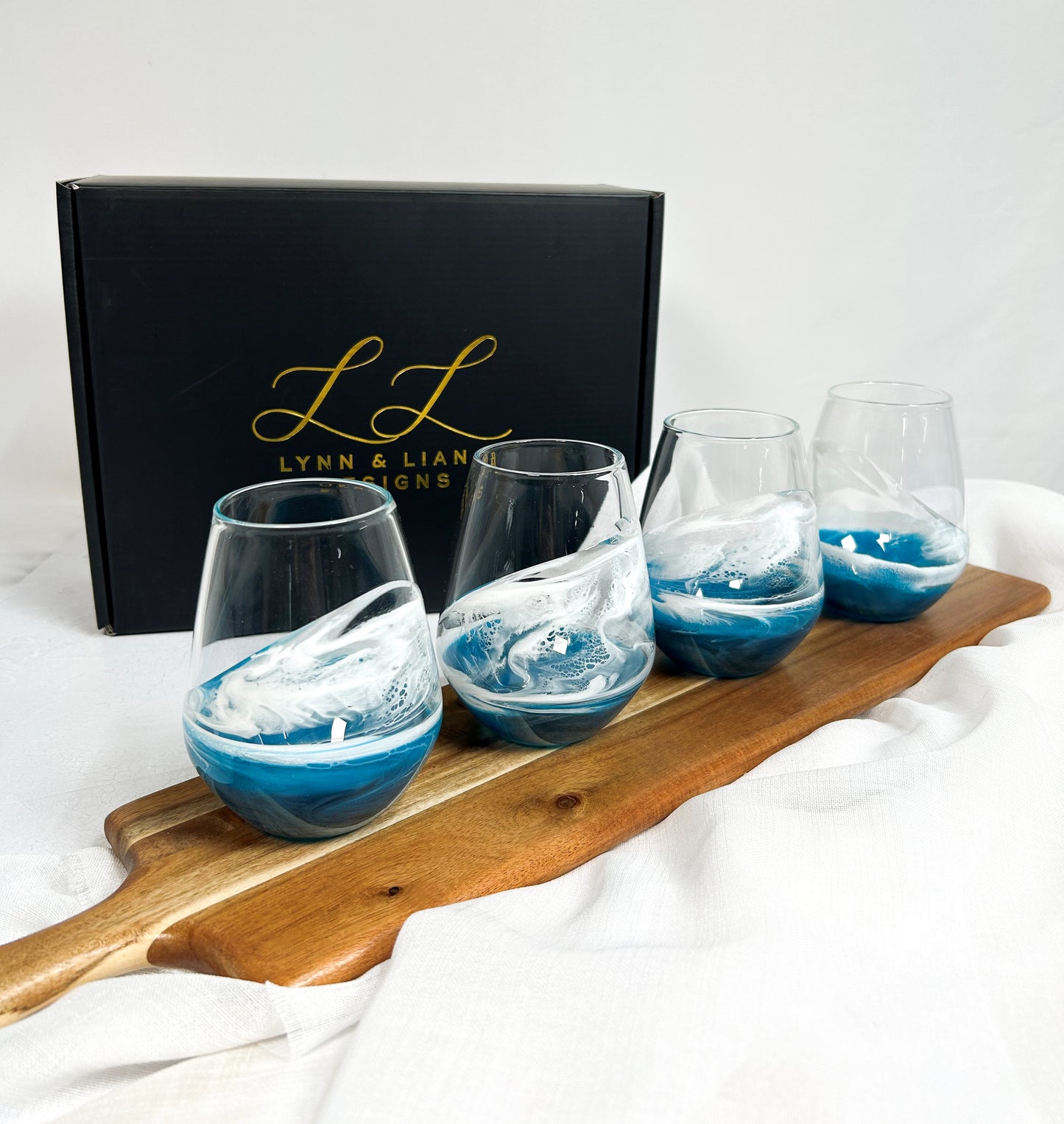 NEW! Resin Coated Entertaining Glasses (Set of 4)