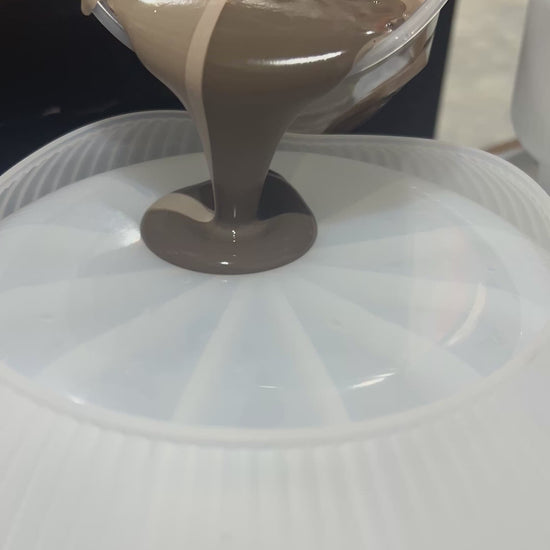 Pouring process of our mocha stone 