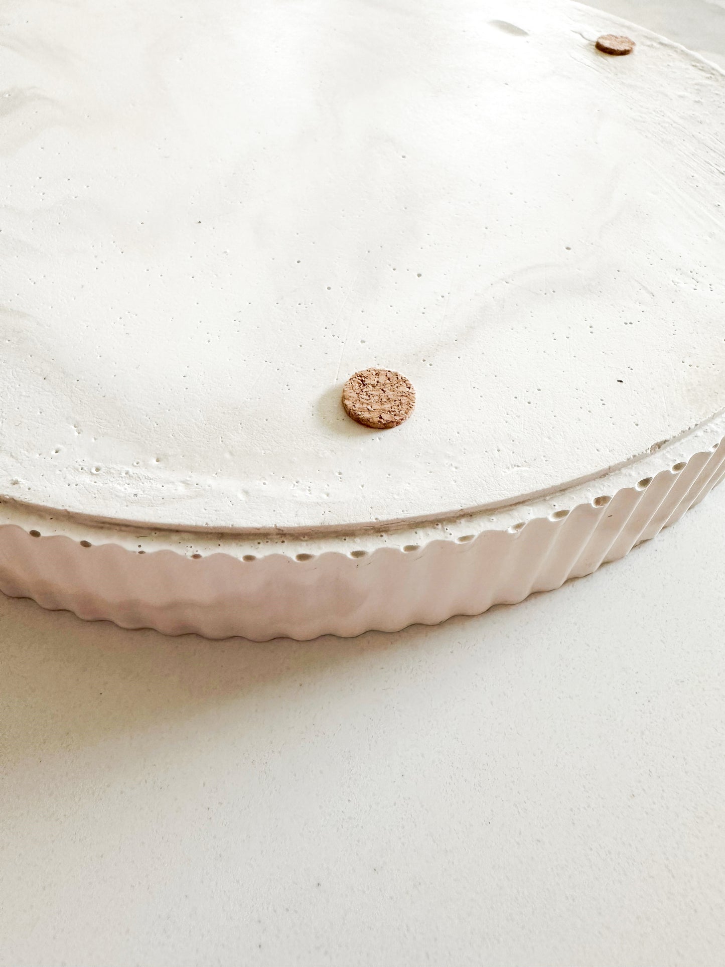 Stoneware Collection - Fluted Round Tray